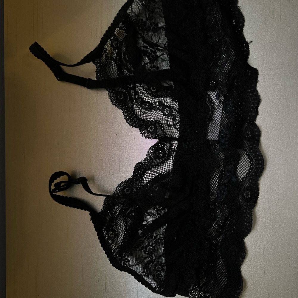 Elegant Black Lace Bralette